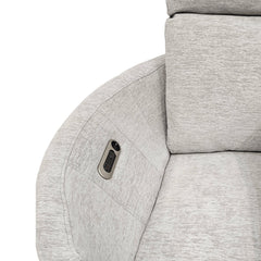 Radius - Mega Grey Power Glider Reclining Console Loveseat
