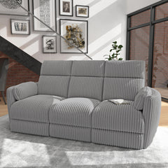 Radius - Mega Grey Power Reclining Sofa