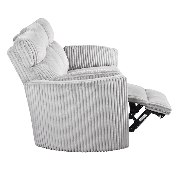 Radius - Mega Grey Power Reclining Sofa