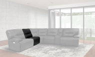 Spartacus - Black Armless Recliner