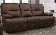 Spartacus - Chocolate Power Reclining Sofa