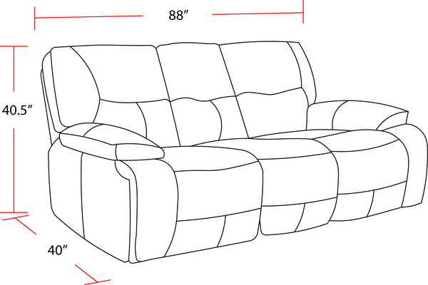 Spartacus - Haze Power Reclining Sofa