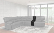 Spartacus - Black Entertainment Console with USB Pop-Up