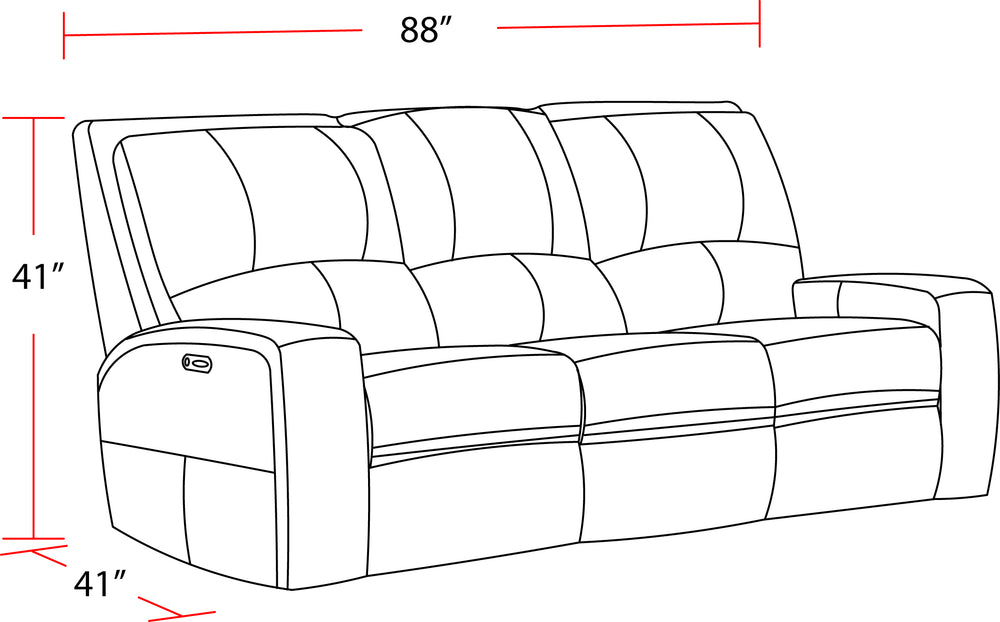 Swift - Bourbon Power Reclining Sofa