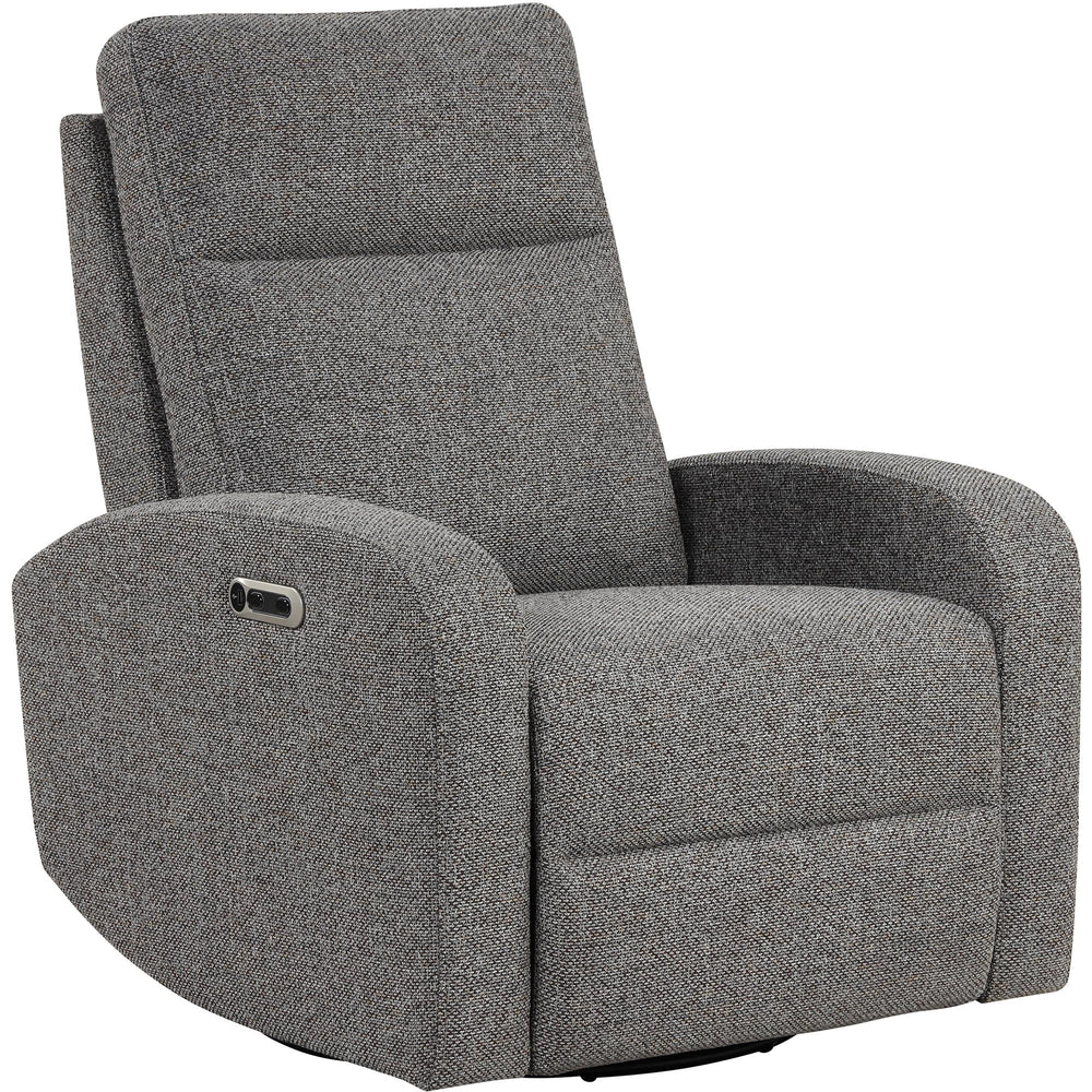 Thriller - Natural Beauty Grey Power Swivel Glider Recliner Two Pack