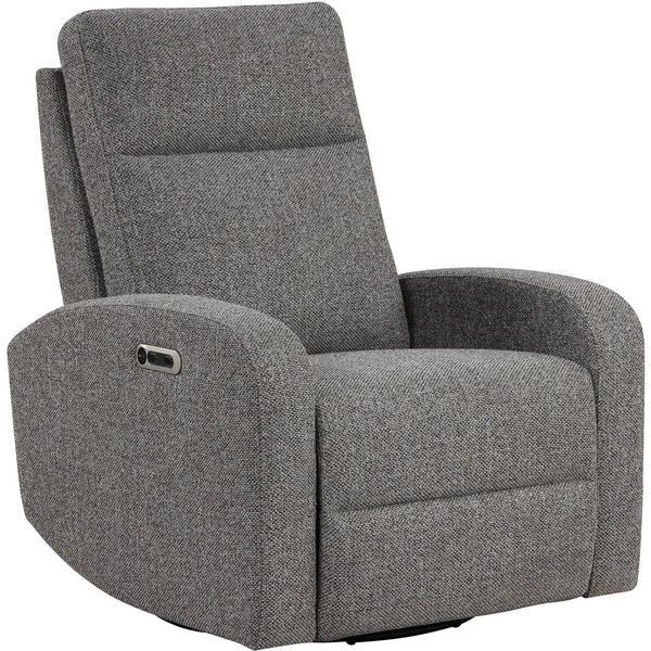 Thriller - Natural Beauty Grey Power Swivel Glider Recliner Two Pack