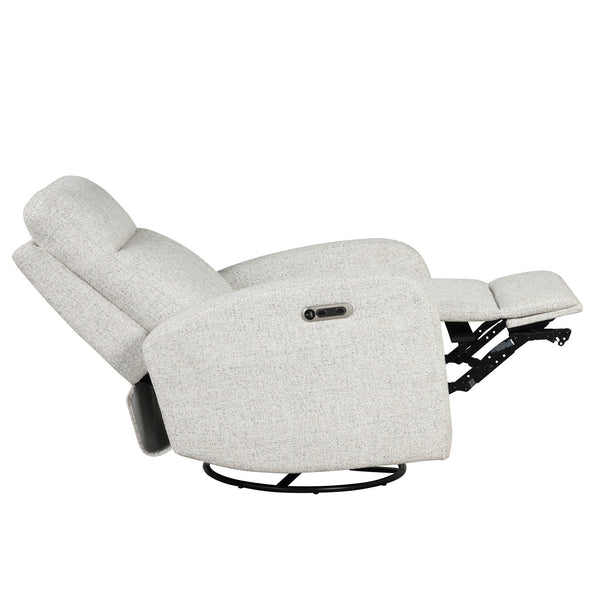 Thriller - Natural Beauty Quartz Power Swivel Glider Recliner Two Pack