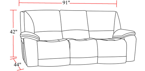Vail - Burnt Sienna Power Reclining Sofa