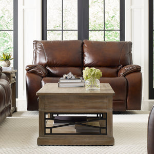 Vail - Burnt Sienna Power Reclining Sofa Loveseat and Recliner