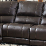 Whitman - Verona Coffee - Powered By Freemotion Power Cordless Armless Recliner