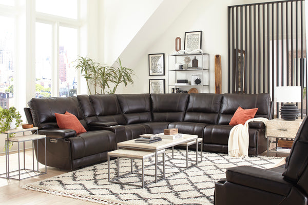 Whitman - Verona Coffee - Powered By Freemotion Power Cordless Armless Recliner