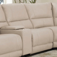Whitman - Verona Linen - Powered By Freemotion Power Cordless Armless Recliner