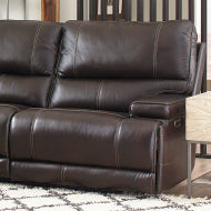 Whitman - Verona Coffee - Powered By Freemotion Cordless Power Right Arm Facing Recliner