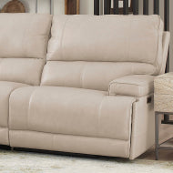 Whitman - Verona Linen - Powered By Freemotion Cordless Power Right Arm Facing Recliner