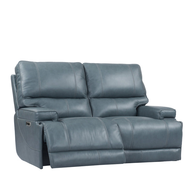 Whitman - Verona Azure - Powered By Freemotion Cordless Power Reclining Loveseat