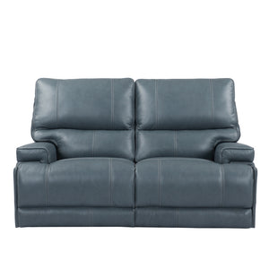Whitman - Verona Azure - Powered By Freemotion Cordless Power Reclining Loveseat