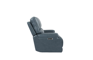 Whitman - Verona Azure - Powered By Freemotion Cordless Power Reclining Loveseat