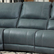 Whitman - Verona Azure - Powered By Freemotion Cordless Armless Chair