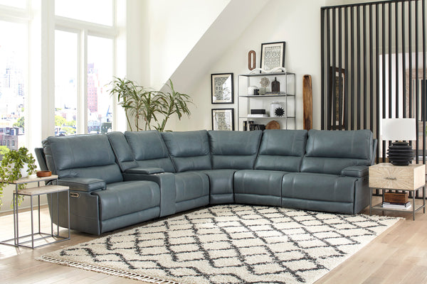 Whitman - Verona Azure - Powered By Freemotion Cordless Armless Chair