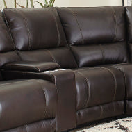 Whitman - Verona Coffee - Powered By Freemotion Cordless Armless Chair