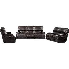 Whitman - Verona Coffee - Powered By Freemotion Power Reclining Sofa Loveseat and Recliner