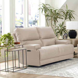 Whitman - Verona Linen - Powered By Freemotion Power Reclining Sofa Loveseat and Recliner