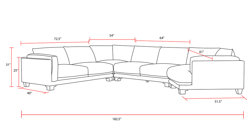 Escape - Mirage Mist Armless Loveseat
