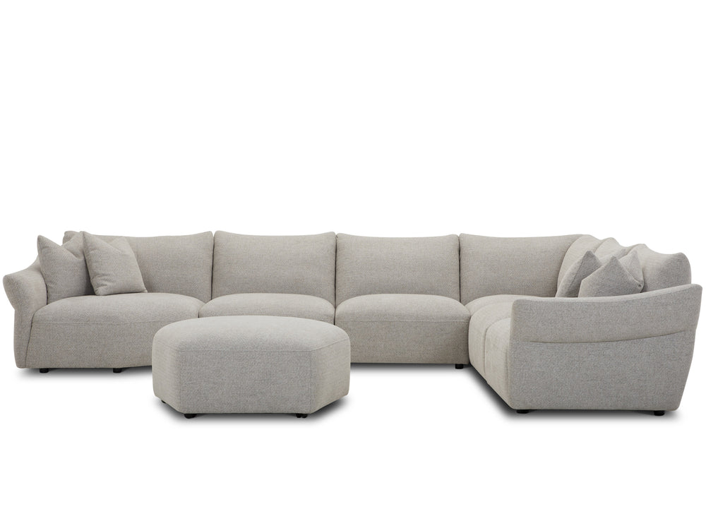 Playful - Canes Cobblestone 6 Piece Modular Sectional
