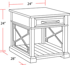 Sundance - Smokey Grey End Table
