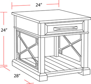Sundance - Smokey Grey End Table