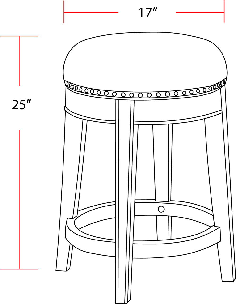 Sundance - Smokey Grey Swivel Stool