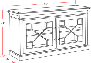 Sundance - Smokey Grey 63 In.Tv Console