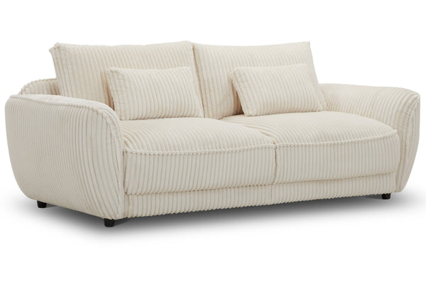 Utopia - Mega Ivory Sofa and 2 Chair and Half