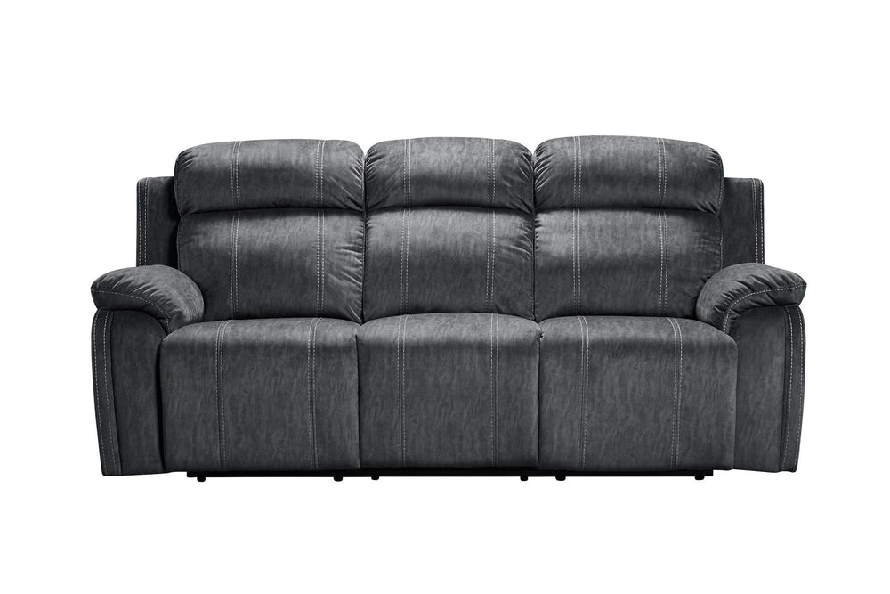 The Tango Dual Recliner Sofa in Shadow Gray combines durable craftsmanship, luxurious comfort, and sleek style to create the perfect addition to any living space. Built with premium hardwood and plywood frames, this sofa offers long-lasting stability and 