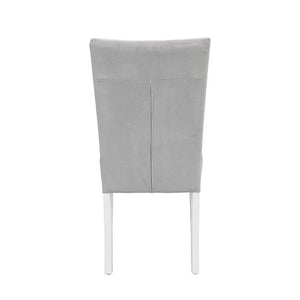 Elizaveta - Side Chair (Set of 2) - Gray Velvet