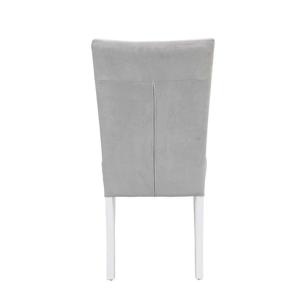 Elizaveta - Side Chair (Set of 2) - Gray Velvet