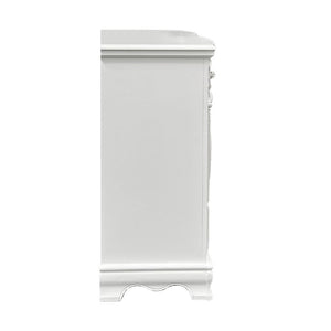  Single Rossete Handle (4 Bottom Drawer) Construction Wooden Case-Frame: Bow Top Shape Wood Ba