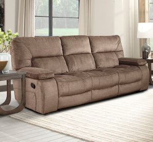 Chapman - Manual Reclining Sofa And Recliner - Dark Brown