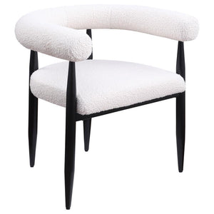  with a light airy look and feel. The chair pairs a black fi