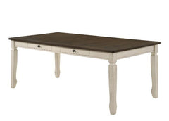 The Fedele dining collection is a must-have for every home. This collection is for anyone that wants to add some by traditional charm into their home. The dining table showcases two storage drawers that are perfect for keeping dining necessities on hand. 