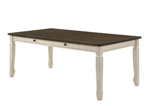 The Fedele dining collection is a must-have for every home. This collection is for anyone that wants to add some by traditional charm into their home. The dining table showcases two storage drawers that are perfect for keeping dining necessities on hand. 