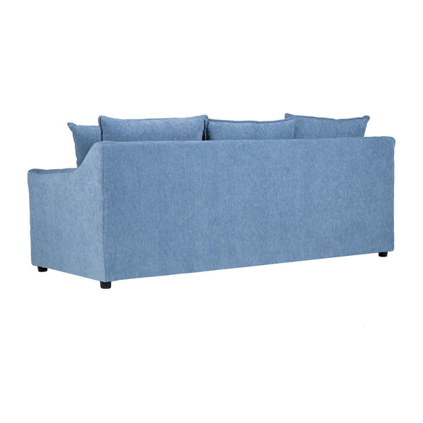  and sinuous springs offer lasting comfort. Includes matching and floral accent pillows. Crafted in the USA for style and dura