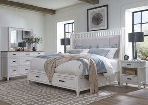 With a nod to early craftsman design and todayâ€™s popular farmhouse aesthetic, Americana Modern Bedroom is the essence of timeless authenticity. Adding easygoing beauty to bedrooms of any size, these fresh designs combine function and versatility with cl