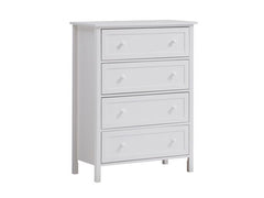 Keep our bedroom well organized with the Iolanda bedroom collection. The refreshing white finish makes it easy to style around and will give any room an instant upgrade. The bed features two storage drawers, convenient for not taking up any additional spa