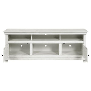 Payne - 70## TV Stand Media Console - Distressed White
