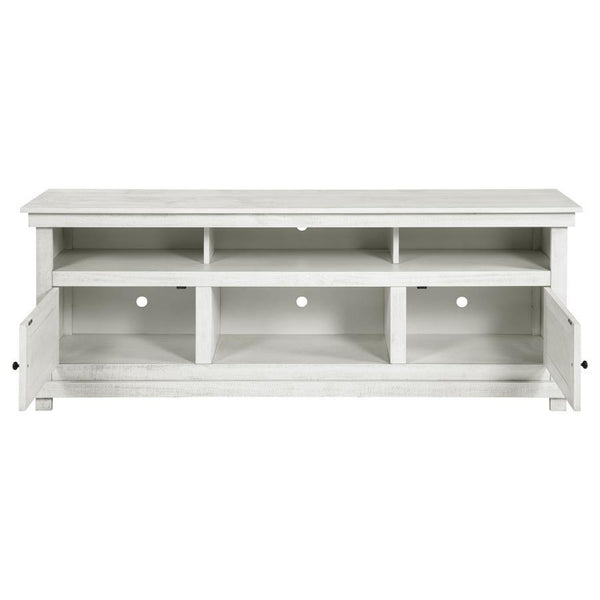 Payne - 70## TV Stand Media Console - Distressed White