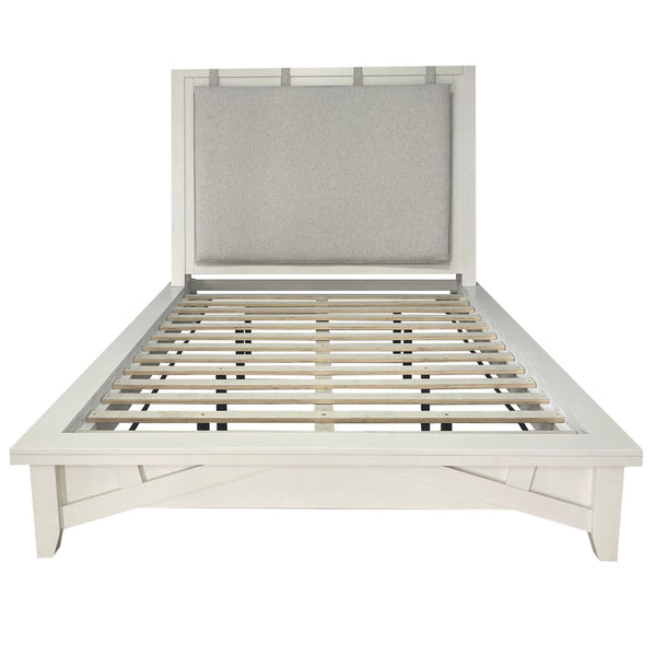 Americana Modern - Bedroom King Platform Bed With 2 Nightstands - Cotton