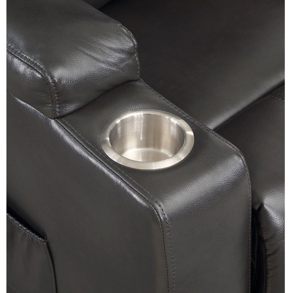 Evander - Power Lift Recliner - Gunmetal