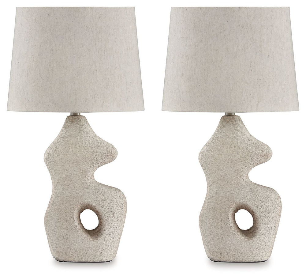 Effortless with a fashionable edge. This table lamp lights your home with an organic texture thatâ€™s wonderfully easy on the eyes. Its sculpted body provides a worn, textural aesthetic that looks beautifully refined in the right setting.<br><br><b>Additi
