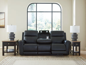 5Z-Comfort - Relaxation - Onyx - Power Recline Sofa With Adjustable Headrest
